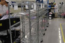 Electronic Industry Use Heavy Duty Chrome Wire Shelving