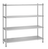 Stainless Steel Freezer Hotel Kitchen Cold room Rack with adjustable Shelf 