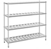 Stainless Steel Freezer Hotel Kitchen Cold room Rack with adjustable Shelf 